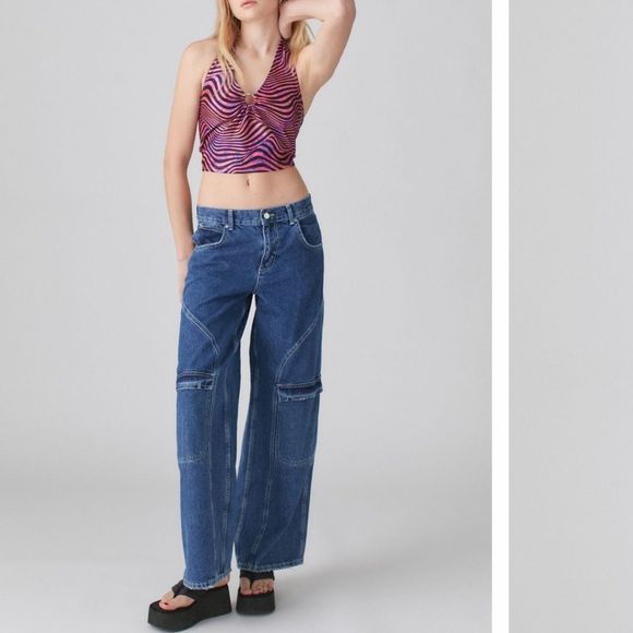 🌿NWOT•UO•Y2K•Cropped•Halter Top•Size S• - Picture 12 of 14